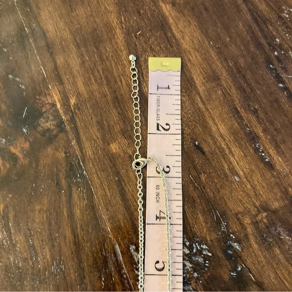 Black and Gold Medallion Tassel Long Necklace - Picture 6 of 6